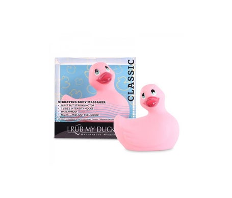 Big Teaze Toys I Rub My Duckie Classic Vibrator Pink 1pc
