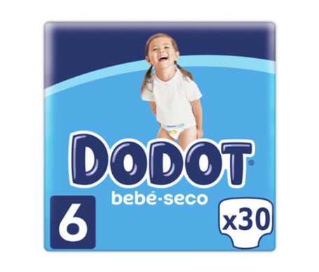 Dodot Baby Dry Taille 6 13+Kg 30pcs
