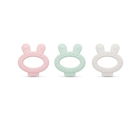 Suavinex™ Dents en silicone pour lapin modèle lapin + boîte 1 pc