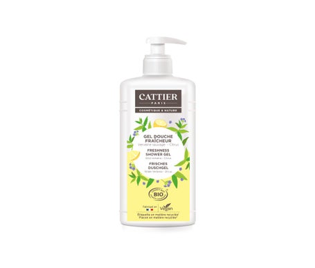 Cattier Gel Douche Verveine Sauvage Citrus 1L