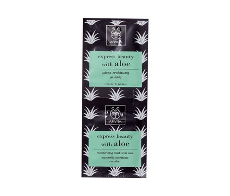 Apivita Masque facial à l'aloès 2x8ml