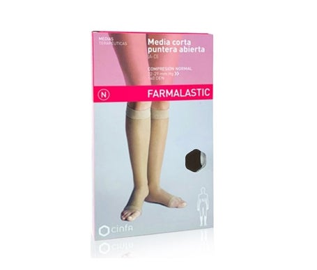 Cinfa Comp Normal Farmalastic Orteil ouvert Noir T- Eg
