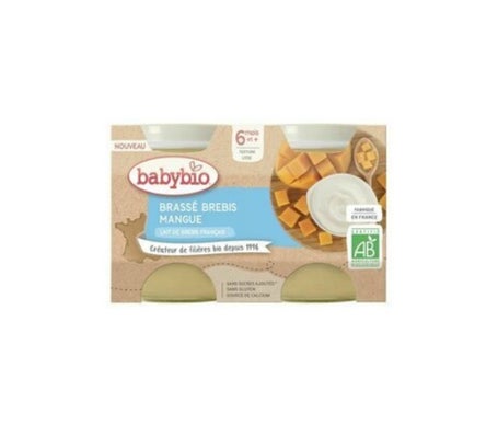 BabyBio Brasse Brebris Mangue 2x130g