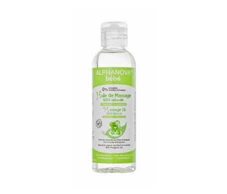 Alphanova Bébé Huile De Massage Bio 100% Naturelle Bio 100ml