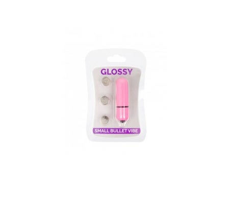 Glossy Small Intense Pink Vibrating Bullet (en anglais)