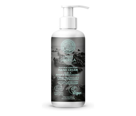 Natura Siberica Crème pour les mains SOS Réparation et Hydratation 250ml