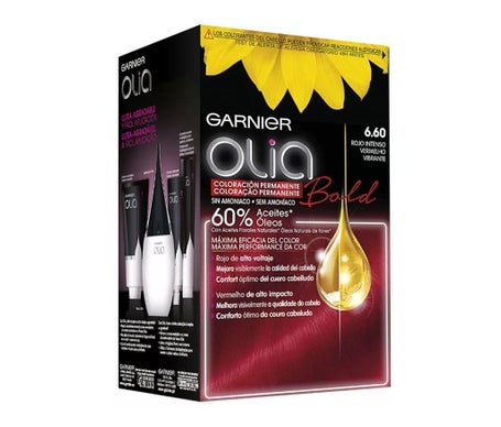 Garnier Olia Teinture Cheveux Nro 6.60 Rouge Intense 1ut