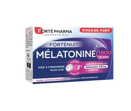 Forté Pharma Forténuit Mélatonine Flash 1900 30 Comprimés