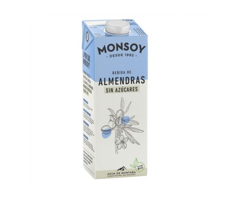 Monsoy Lait d'amande non sucré Bio 1000ml