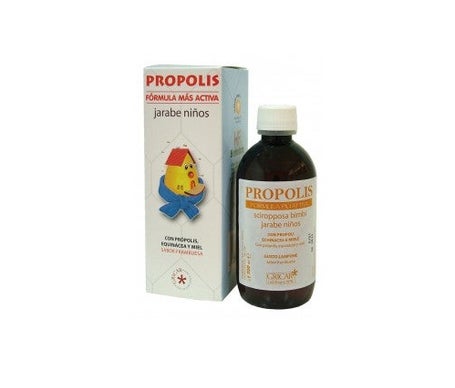 Herbofarm Propolis Sirop pour enfants Saveur framboise 200ml
