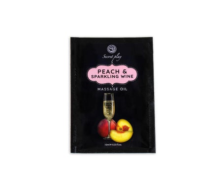 Secretplay Single Dose Huile de Massage Pêche et Cava 10 ml