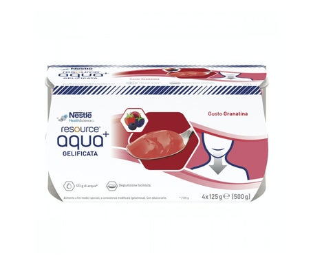 Resource Aqua+ Grenadine 4x125g