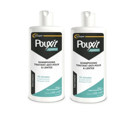 Pouxit Shampoing Traitant Anti-Poux & Lentes 2x200 ml