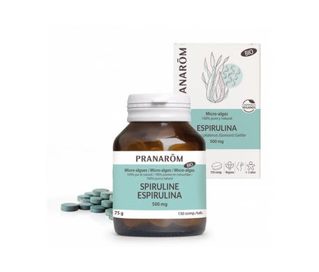 Pranarôm Spiruline Bio 150 Comprimés
