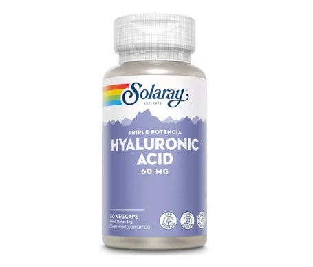 Acide hyaluronique Solaray 60mg 30caps