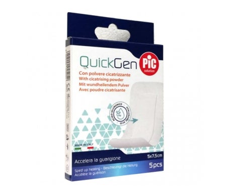 Pic Solution QuickGen Pansement Cicatrisant 5x7,5cm 5uts