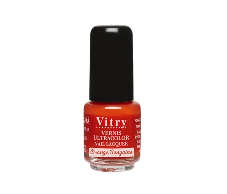 Vitry Mini Vernis Couleur Orange Sanguine 4 ml