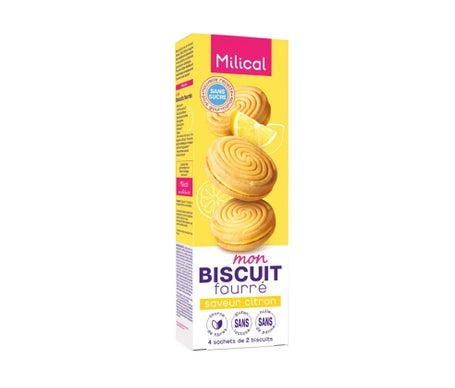 Milical Biscuits Fourré Citron 4x2ut