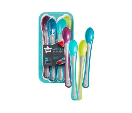 Tommee Tippee Kit Cuillères Sevrage +4 Mois 4uts