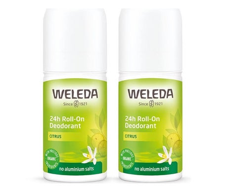 Weleda Déodorant Roll-On 24H Citrus 2x50ml