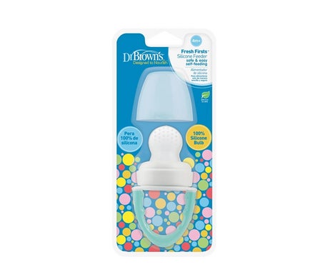 Dr Brown 's Alimentador Antiahogo Silicona Verde 1ud