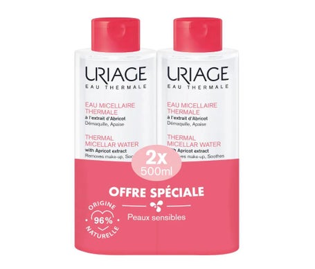 Uriage Micellaire Eau Micellaire Peaux Intolérantes Thermiques 2x500ml
