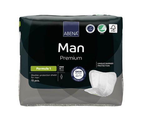 Abena Man Premium Protecteurs Pads Formula 1 15uts