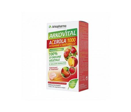 Arkopharma Azinc Vegetal Acerola 1000 30comp