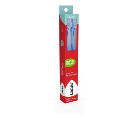 Lacer cepillo dental adulto suave 2uds 2uds