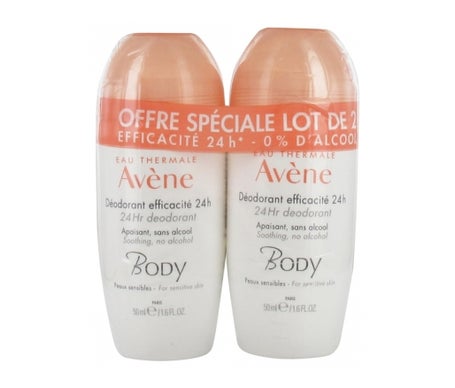 Avène Duo Déodorants 24h Roll on Body 2x50ml