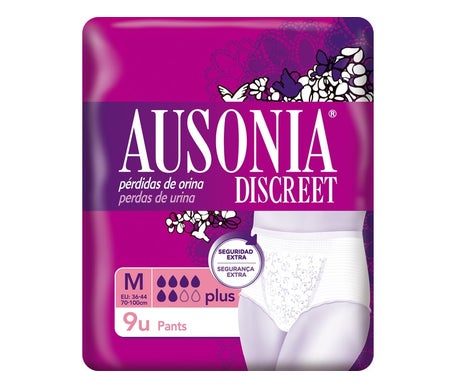 Ausonia Discreet Pantalon Plus T-M 9uds