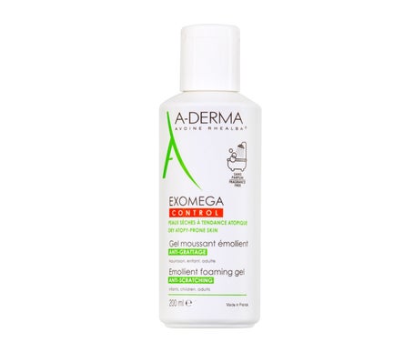 A-Derma Exomega Control Gel Moussant Émollient 200ml