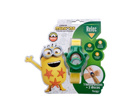 Bracelet Relec anti-moustique Minions vert