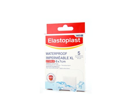 Elastoplast Waterproof Imperméable XL Stérile 6x7cm 5 Pansements