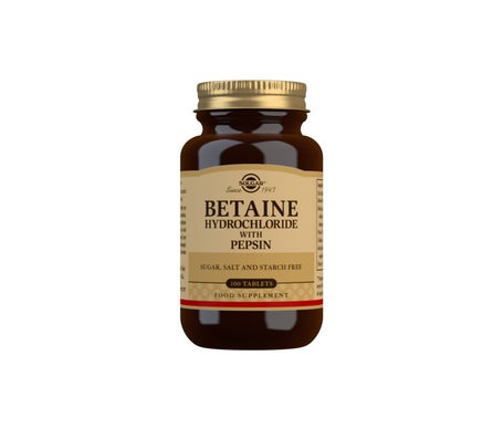 Solgar Betaine Betaine Clorhidrat Hci Pepsin