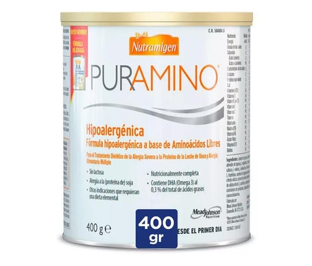 Nutramigen Puramino Fórmula Hipoalergénica 400g