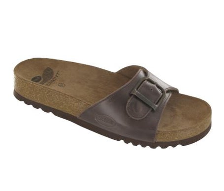 Scholl Akumal Mule Homme Marron Foncé Taille 43 1 Paire