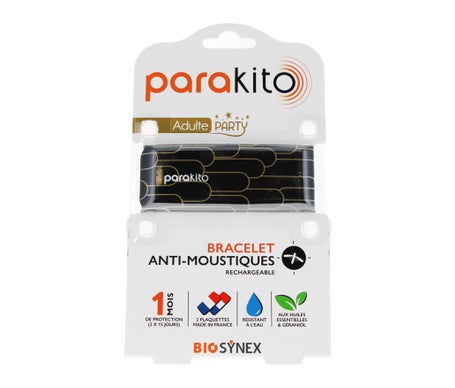 Para'kito Bracelet Anti-moustiques Adulte Party Tube 1ut