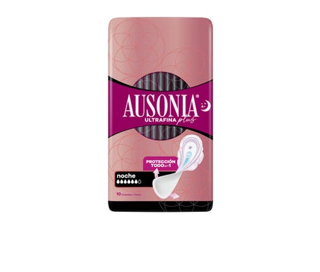 Ausonia Ultrafina Plus Compresas Noche Alas 10uds