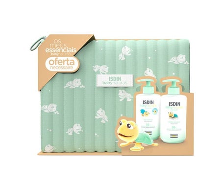 Isdin Kit Baby Naturals Gel-Shampoo + Loção Corporal + Necessair
