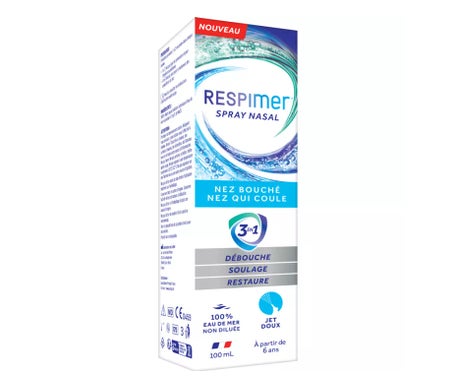 Respimer Spray Nasal Iso Adulte Enfant 3 en 1 100 ml