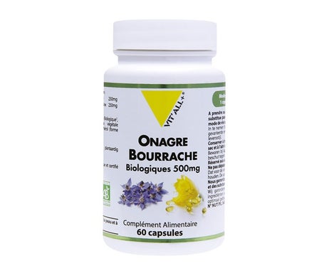 Vit'All+ Huile Onagre Bourrache Bio 500mg