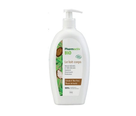 Pharmactiv Lait Corps Aloe Bio 500ml