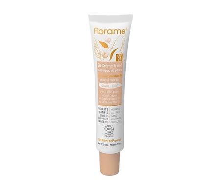 Florame BB Cream 5 en 1 Teinté Clair spf20 40ml