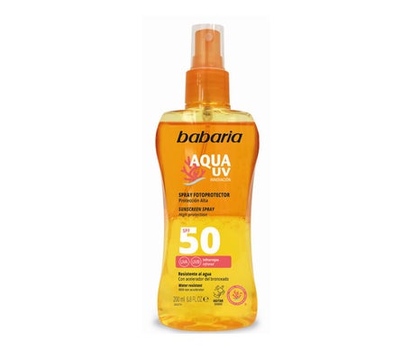 Babaria Aqua UV Spray Photoprotecteur SPF50 200ml
