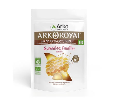 Arkopharma Arkoroyal Famille Gelée Royale + Miel 60gummies