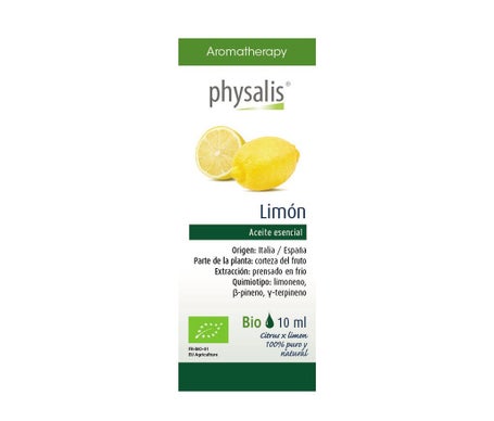 Physalis Huile essentielle de citron Bio 10ml