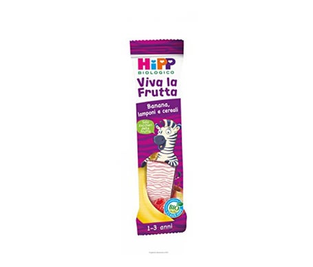 Hipp Bio Vive Le Fruit Barre Céréales Banane Framboise 23g