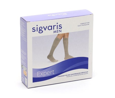 Sigvaris 3 Expert Chaussettes Hommes Chrome Normal TM 1 Paire