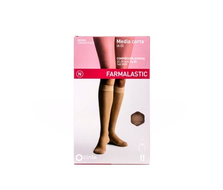 Farmalastic Bas Court (A-D) Compression Normale Beige TL